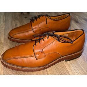 Allen Edmonds Hillcrest Brown Leather Oxford Derby Dress - size 9.5 - X7